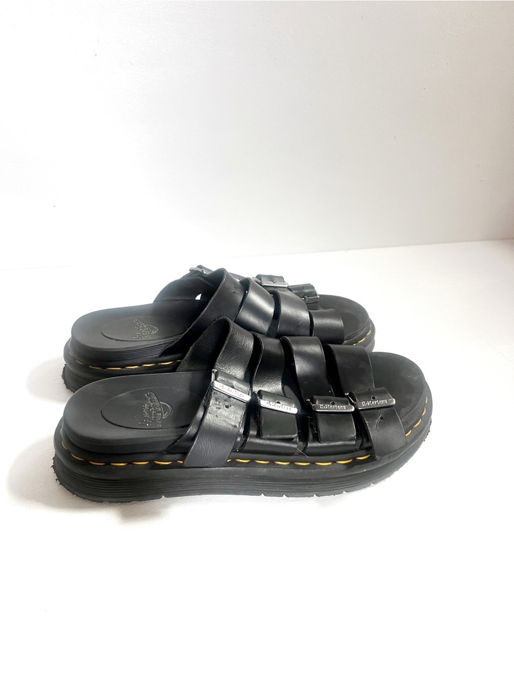 Dr. Martens | Tate Leather Slide Sandals - Picture 6 of 6